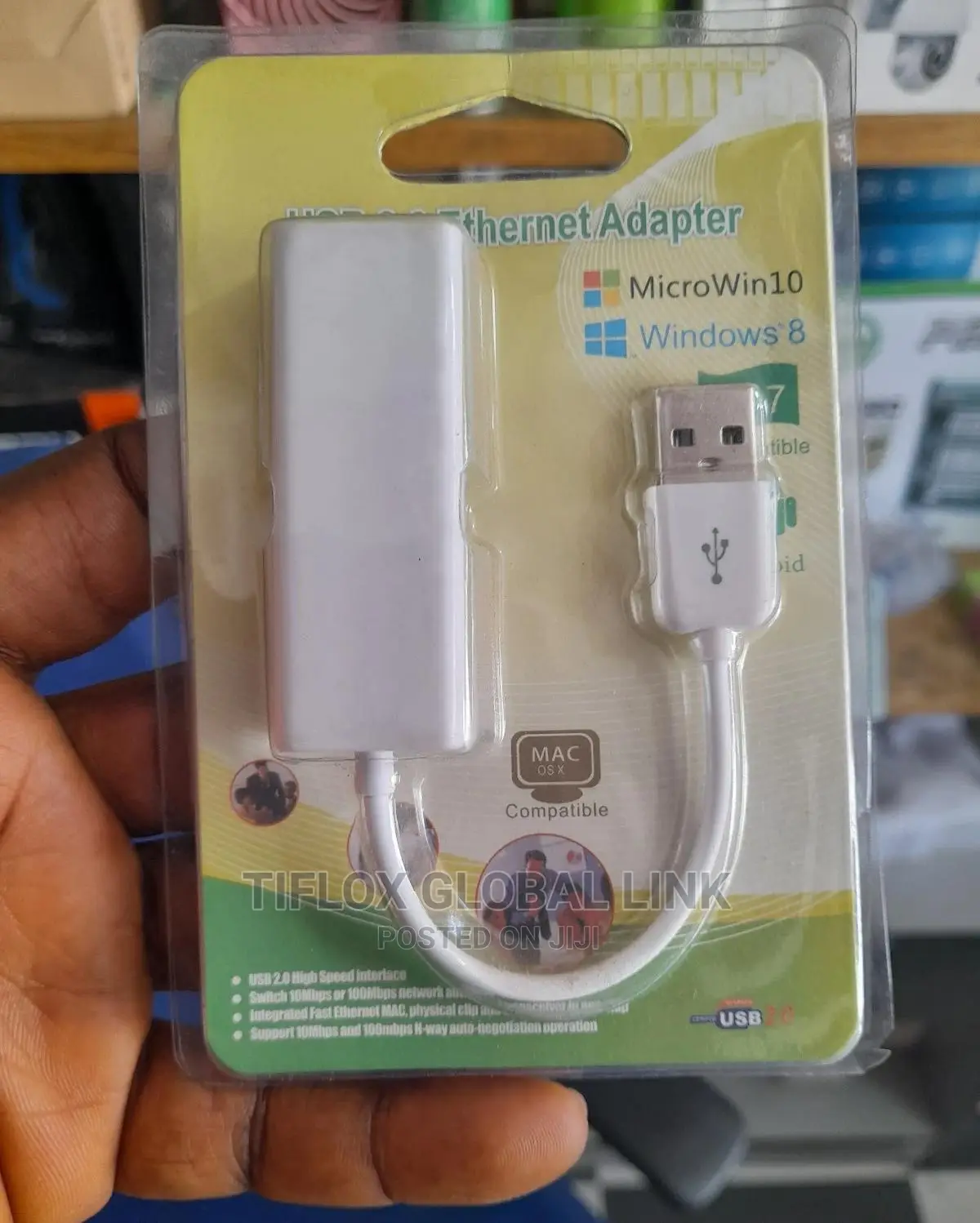 USB 2.0 to Ethernet Adapter