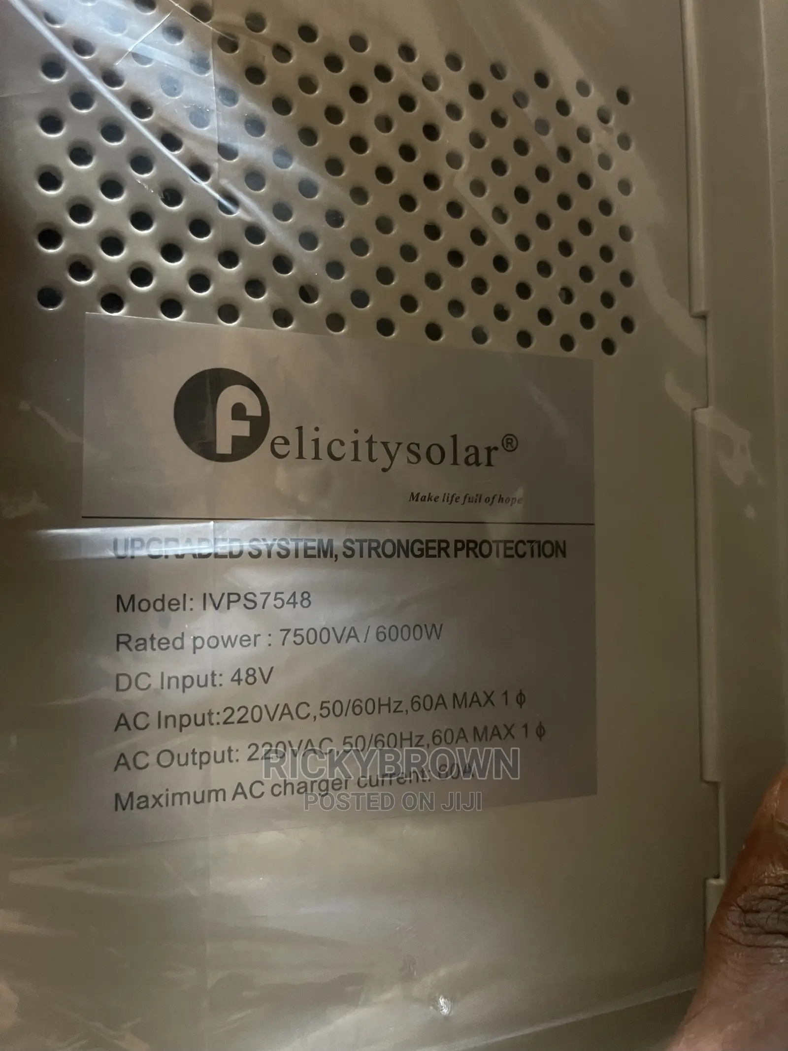 48v 7.5kva Felicity Power Inverter