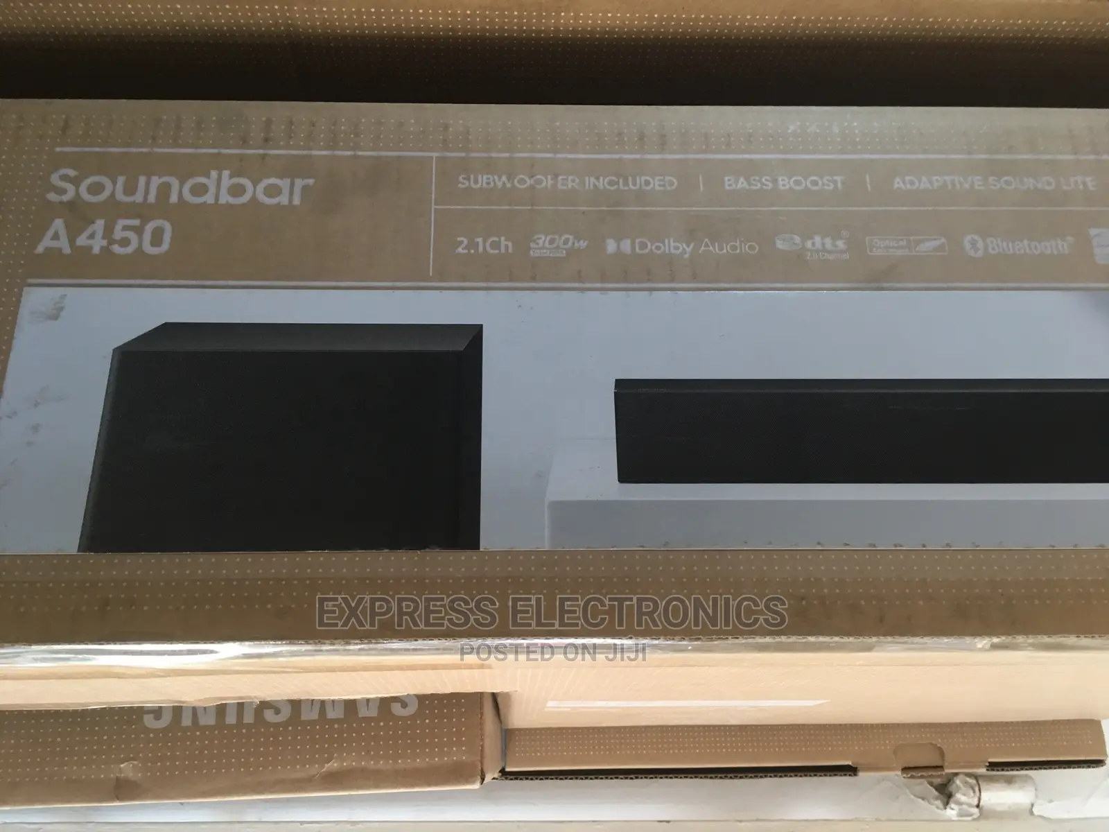 Samsung 75AU8000 75”Ultra HD Smart LED TV + Sound-Bar