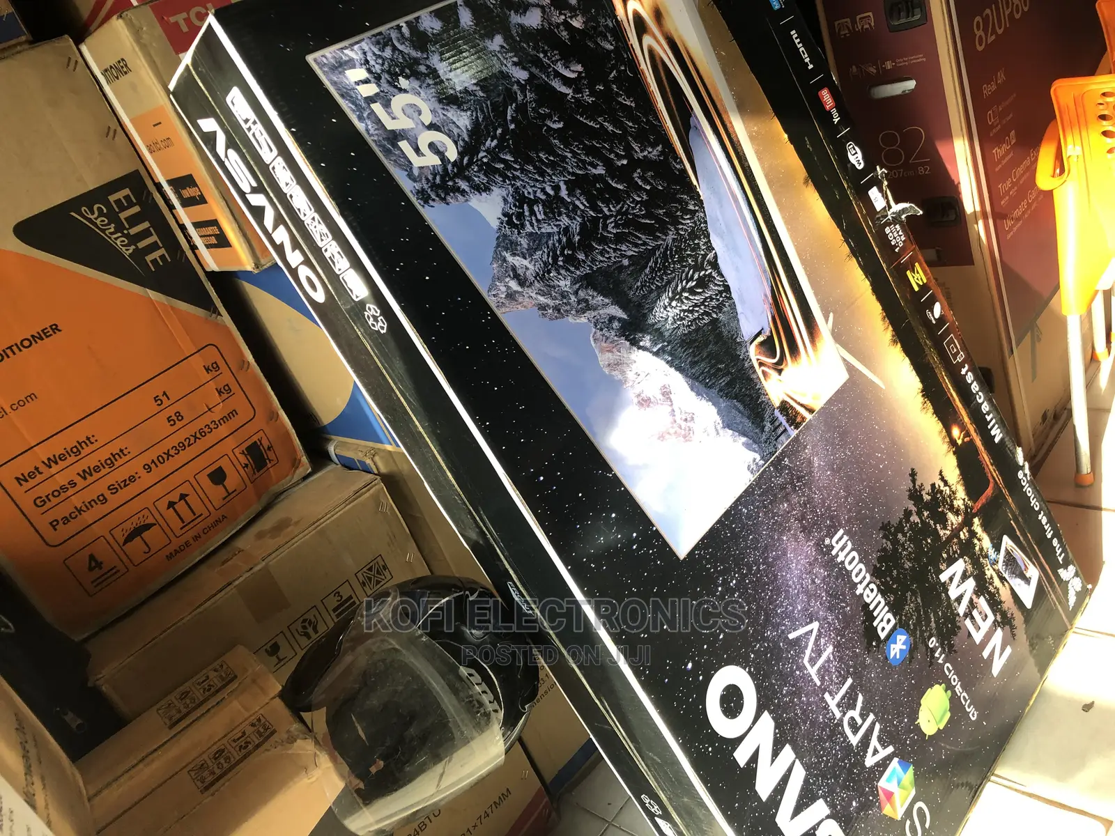 On Sale Asano 55" Uhd Smart Satellite Tv