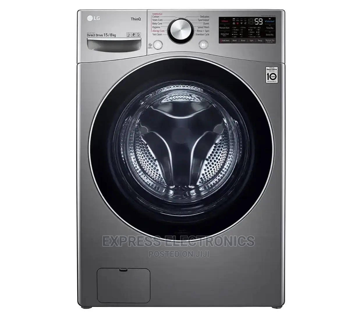 LG F0L9DGP2S 15kg Automatic Front Load Washing Machine
