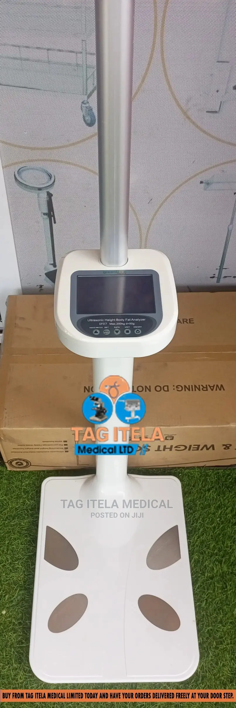 Weighing Scale (0-200kg Ultrasonic Body Fat and Height)