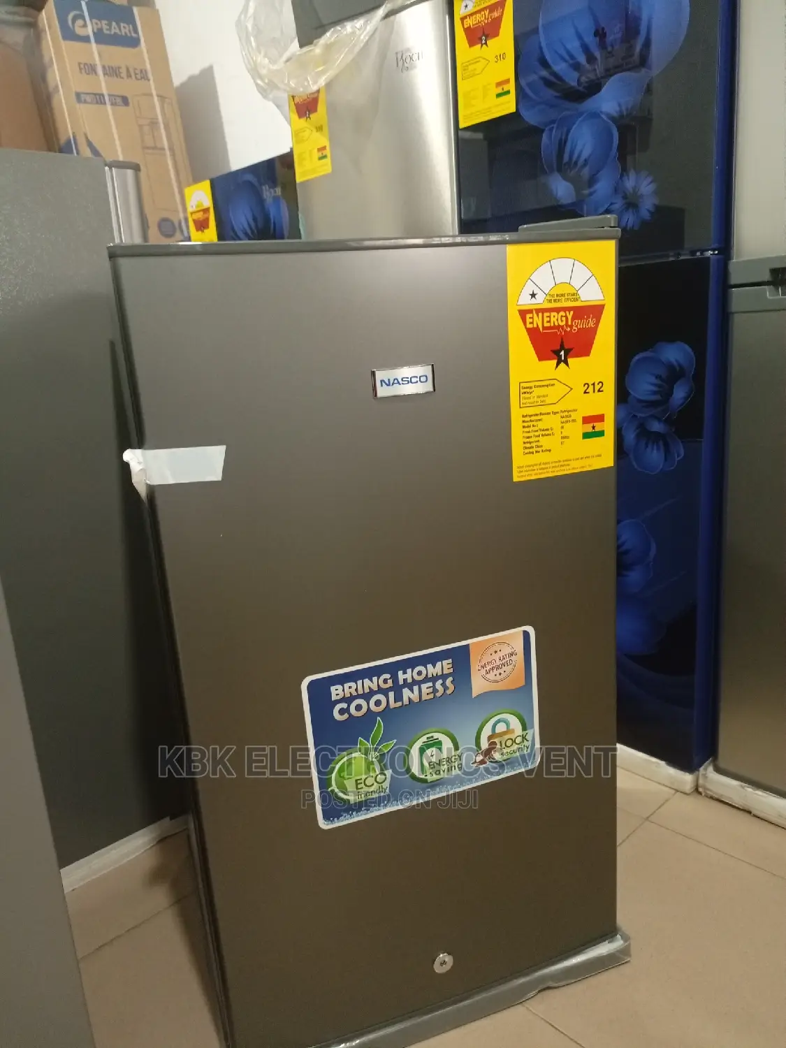 Nasco 85ltr Single Door Table Top Fridge