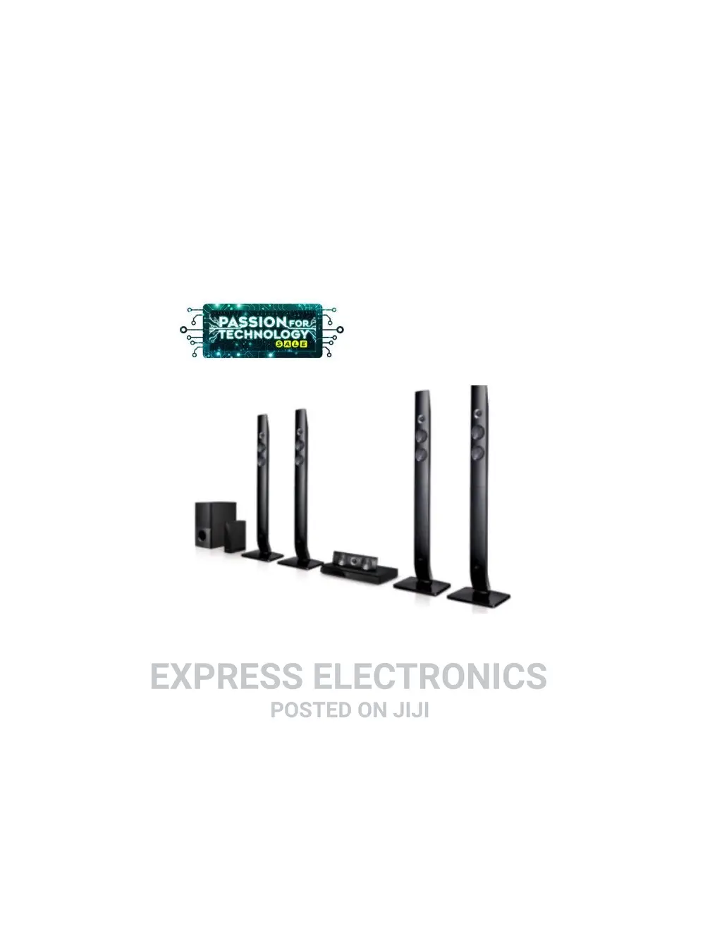 LG Home Theater LHD756 5.1ch System 1,200W Bass Subwoofer