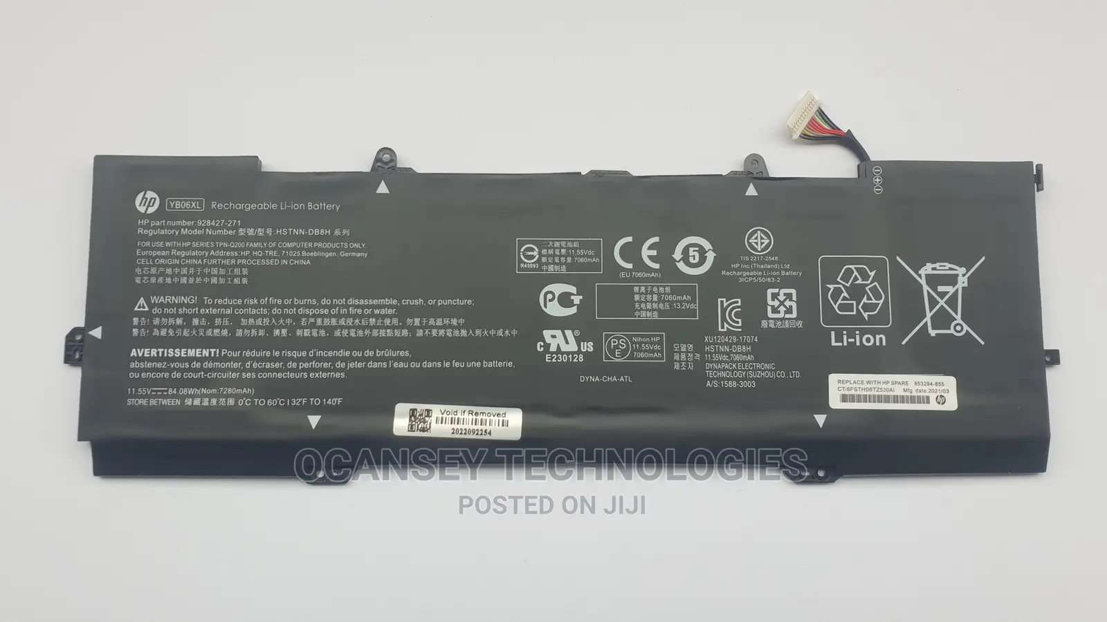 Original Hp Yb06xl Battery for Hp Spectre X360 15-Ch010tx