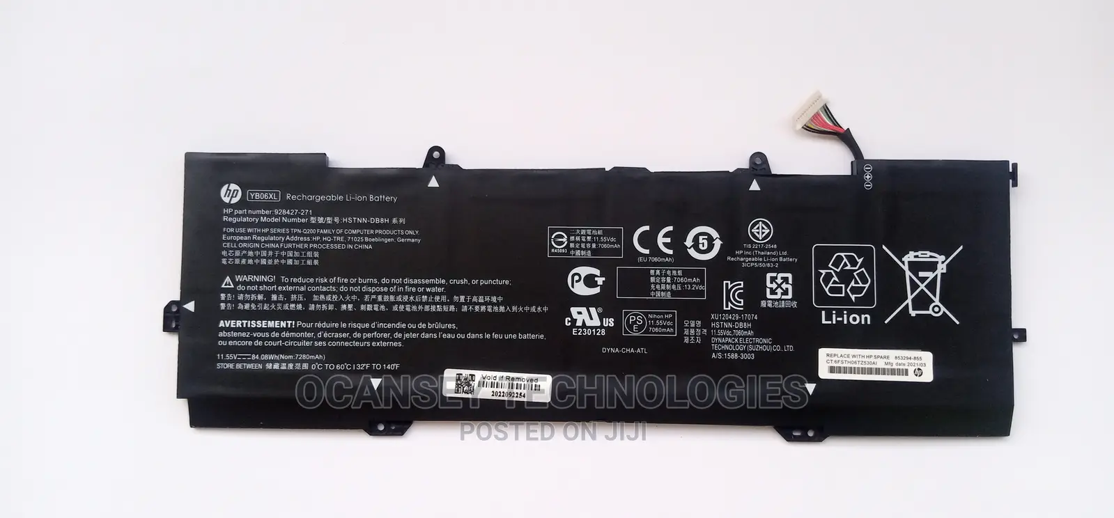 Original Hp Yb06xl Battery for Hp Spectre X360 15-Ch010tx