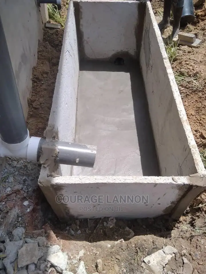 Bio Digester And Water Proof Latrine Construction