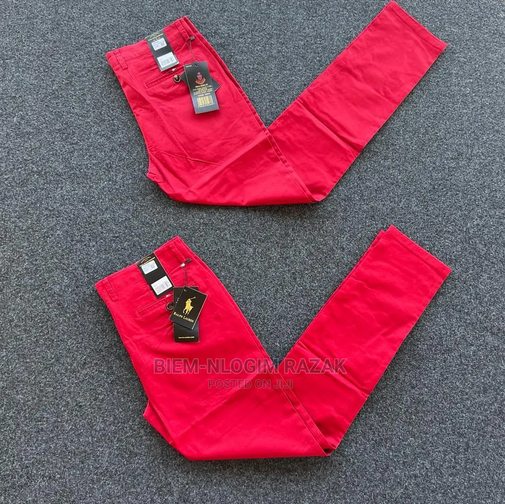 Polo Stretch Kharkie Trousers Available in Stock