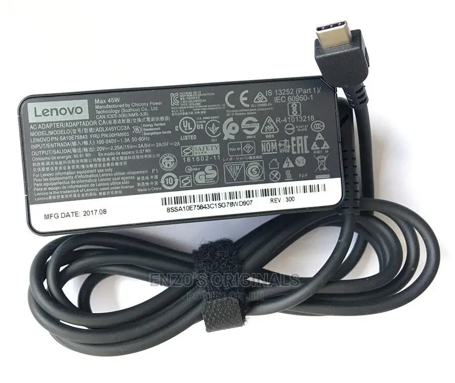 Original Lenovo 45watt USB-C Charger