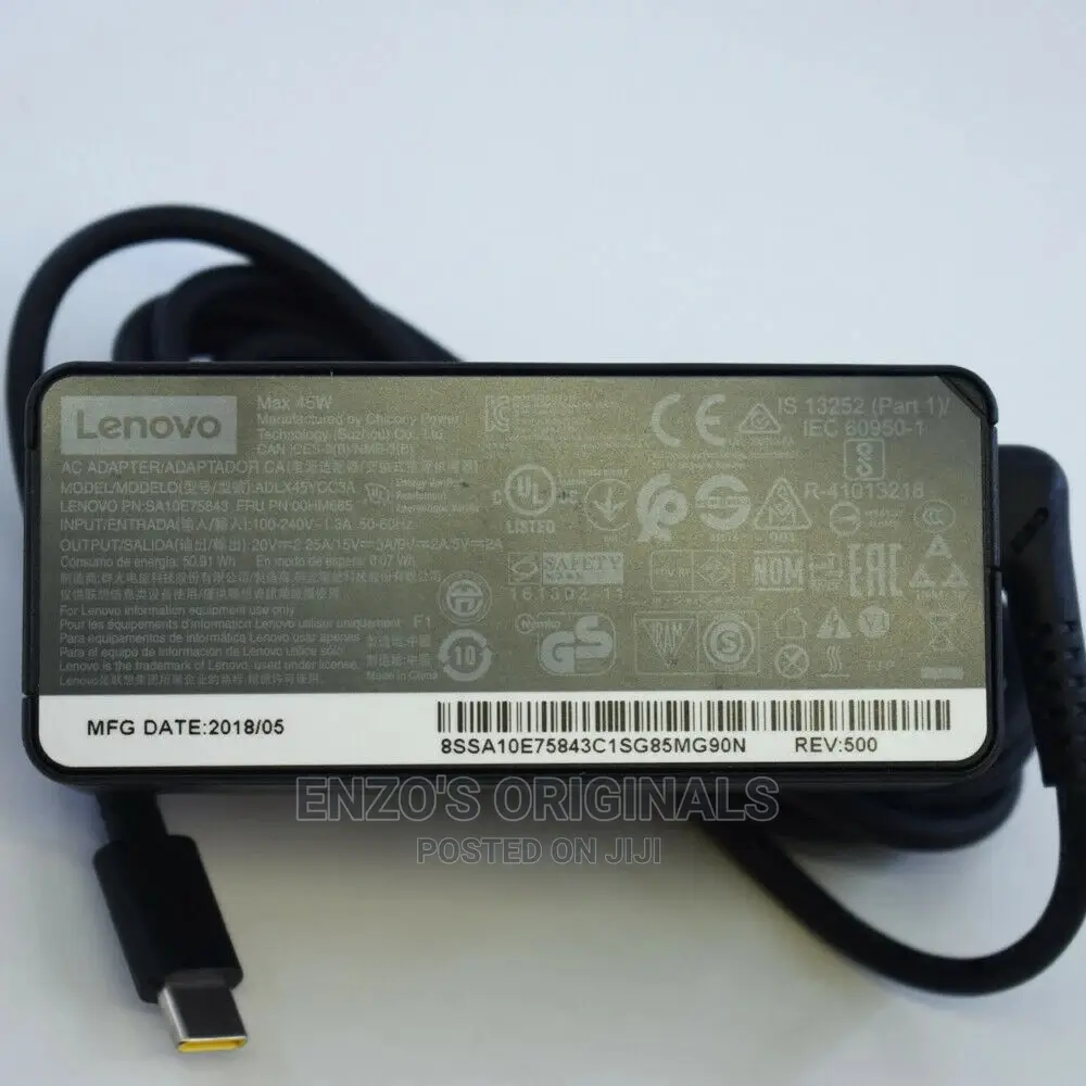 Original Lenovo 45watt USB-C Charger