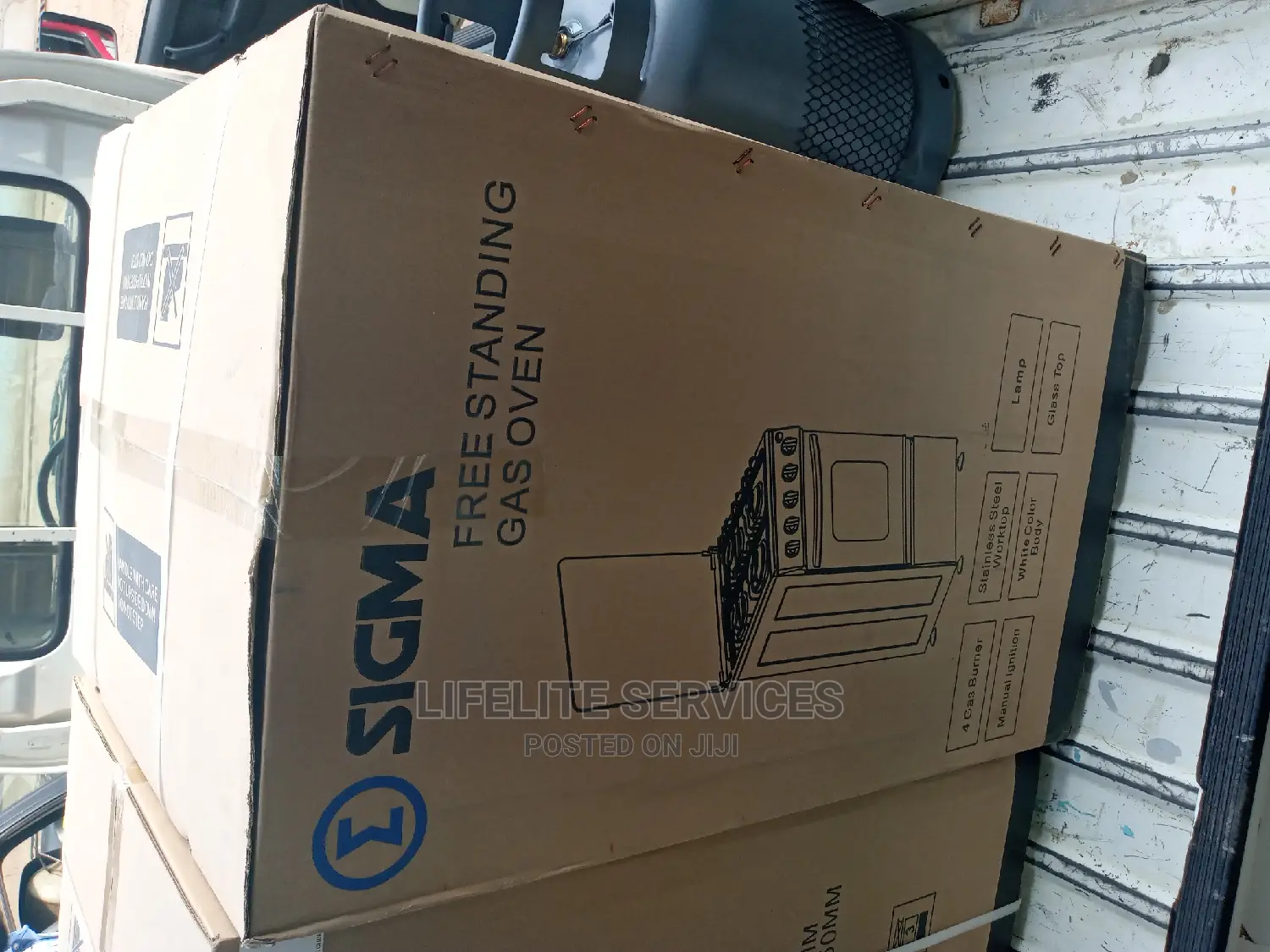 Sigma Gas Cooker With Lighted Oven