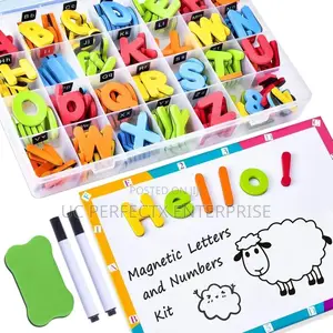Photo - Magnetic Toy Letters and Numbers