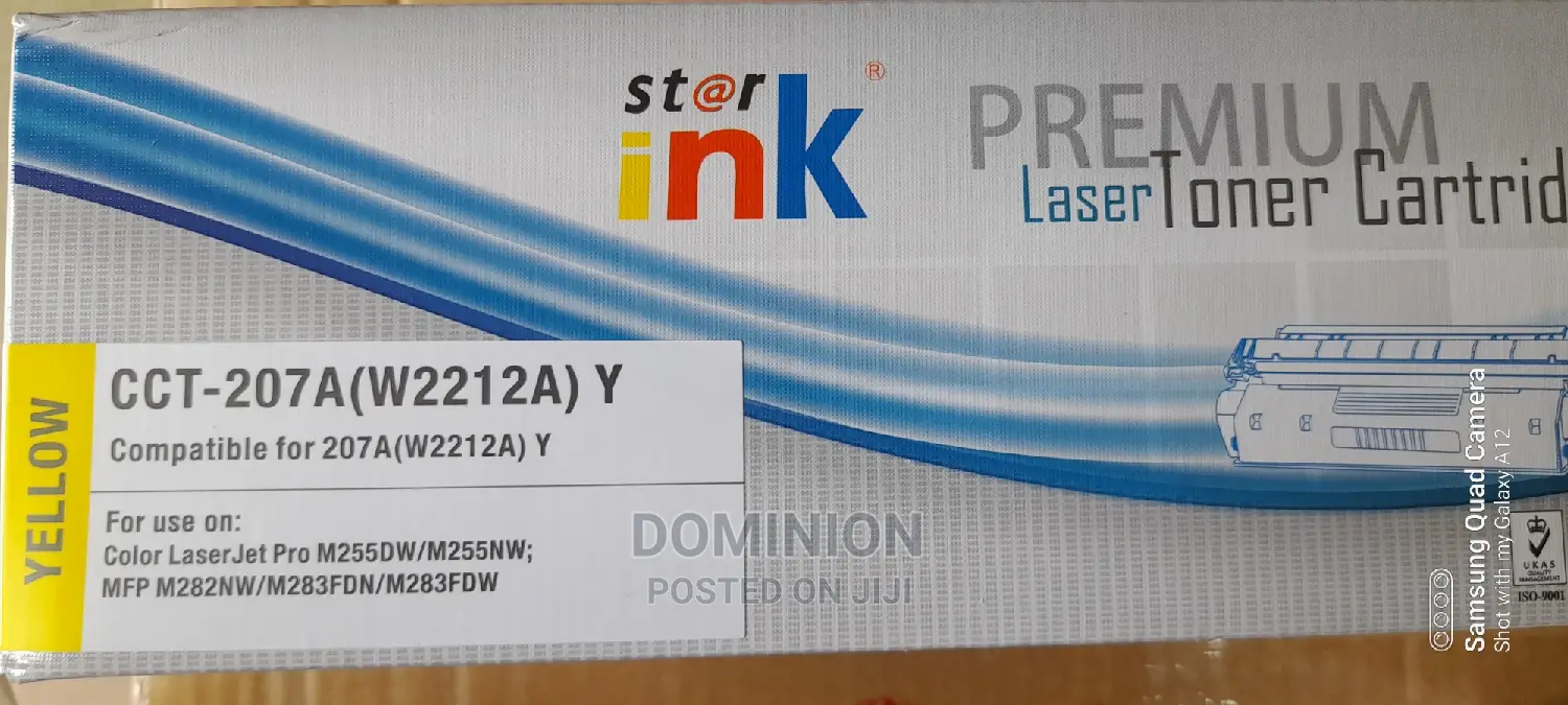Star Ink CCT-207a(W2212a) Yellow Toner Compatible With Chip