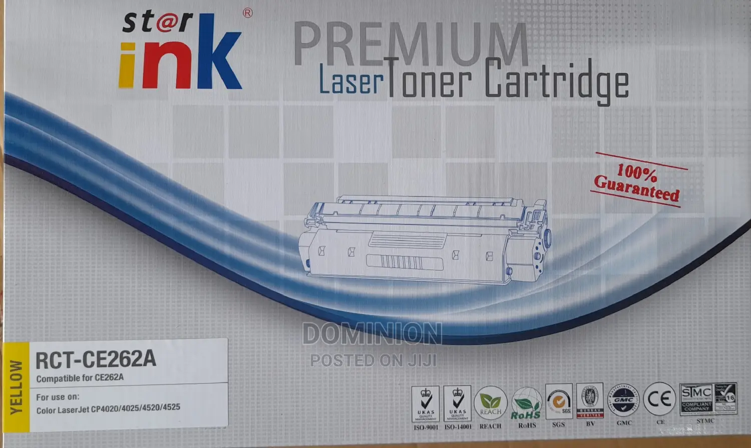 Star Ink Rct-Ce262a(647A) Yellow Compatible Toner With Chip