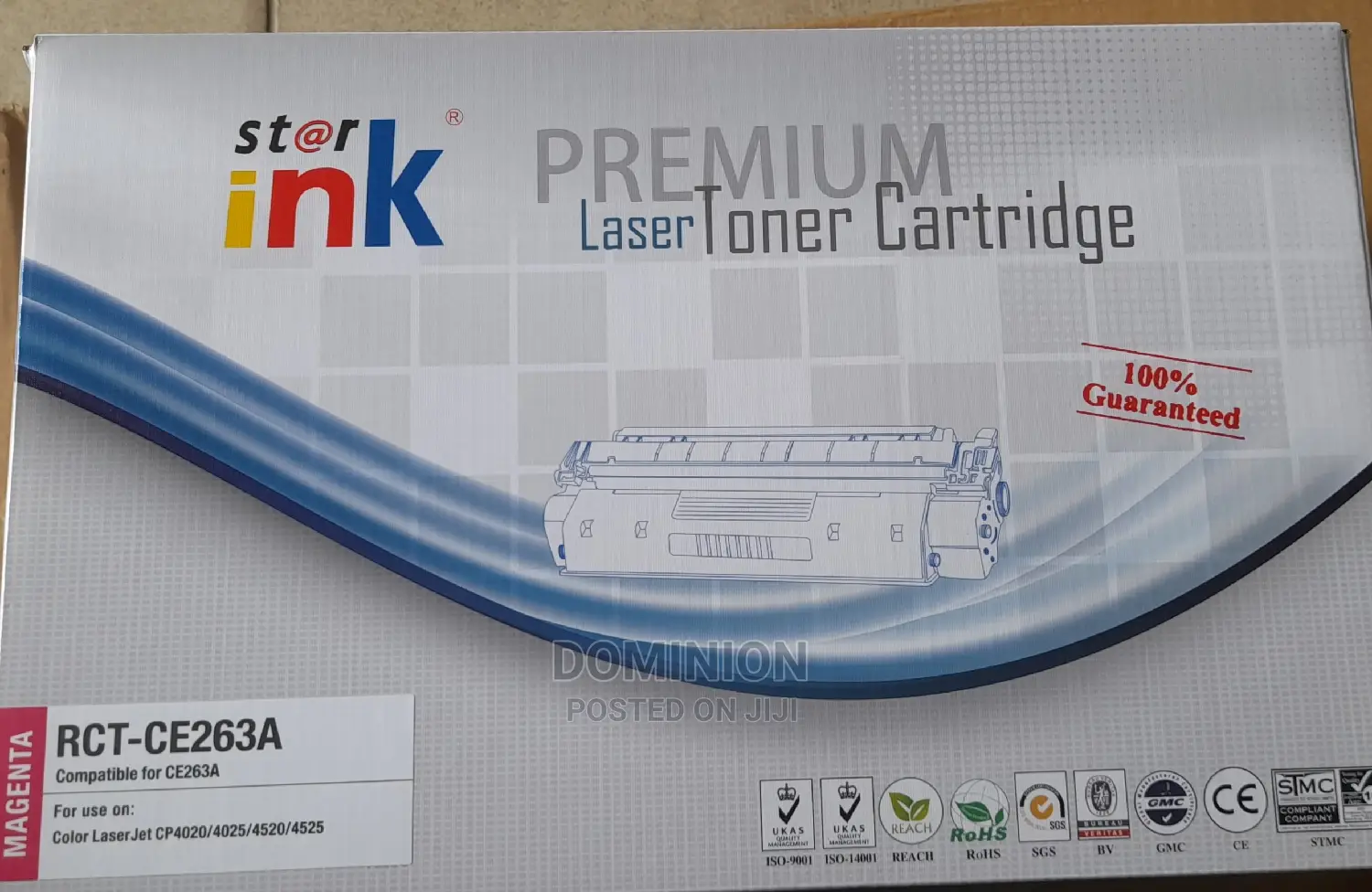 Star Ink Rct-Ce263a(647A)Magenta Compatible Toner With Chip