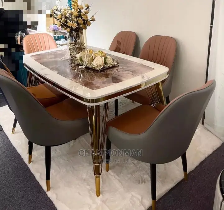 Claasy Marbel Dinning Set