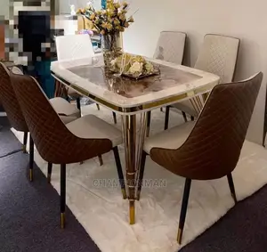 Claasy Marbel Dinning Set