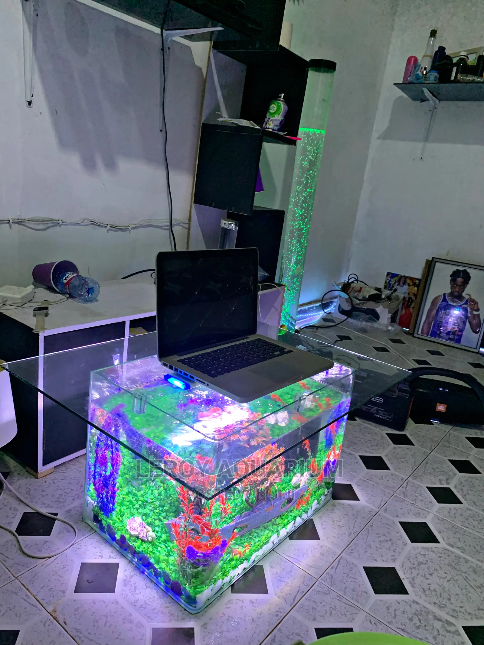 Aquarium Center Table