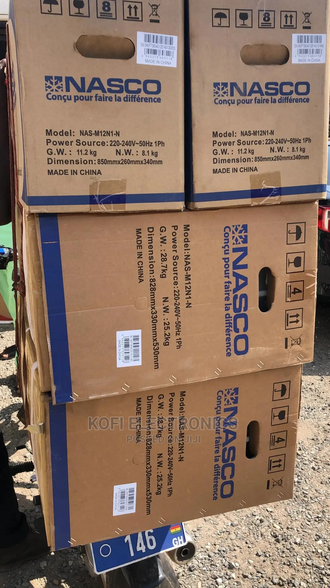 High Indoor Airflow Nasco Split 1.5cv - Nas-M12n1-N