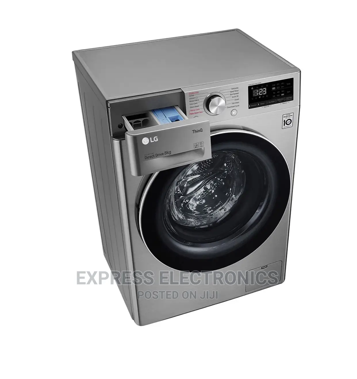 F2V5PYP2T Washer, 8 Kg, AI DD, Steam, Thinq