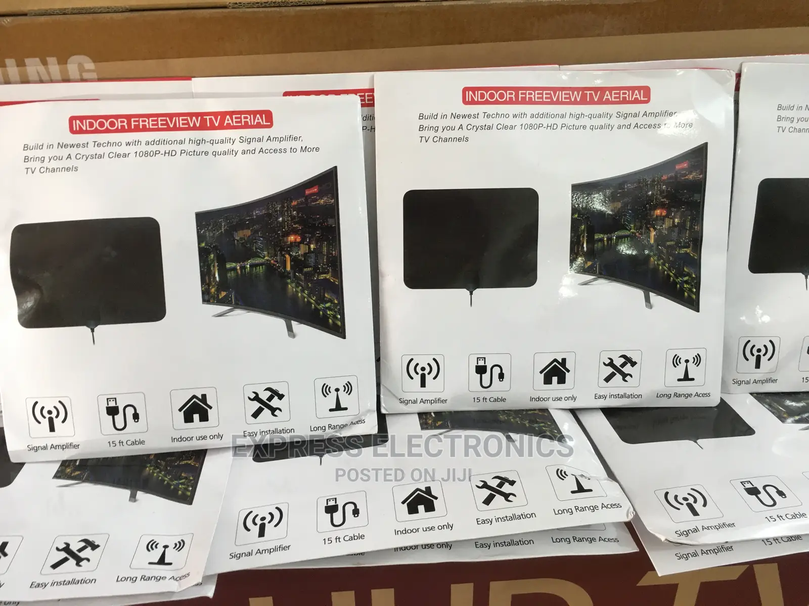 Xmas  Promo Indoor Digital TV Antenna HDTV - Black