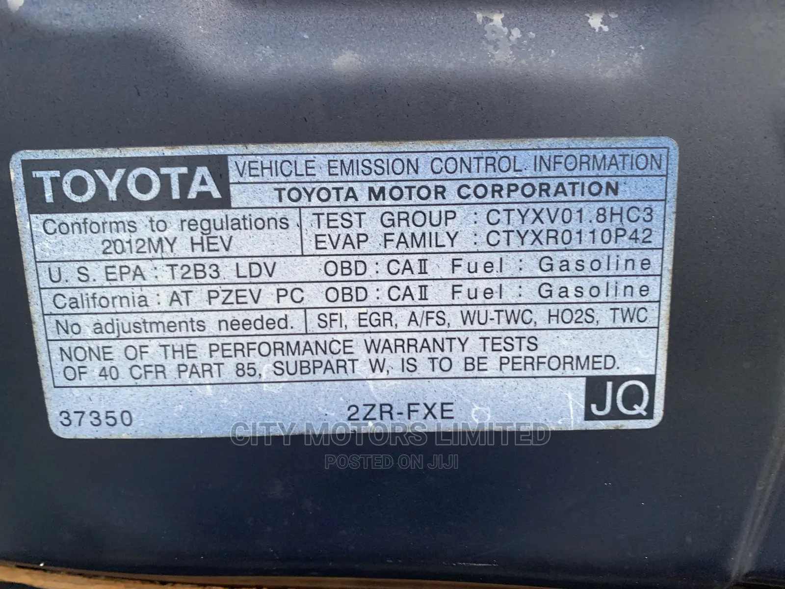 Toyota Prius 2015 Blue