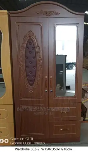 Two Doors Wardrobes Open