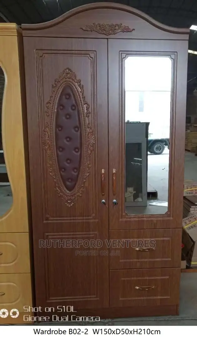 Two Doors Wardrobes Open