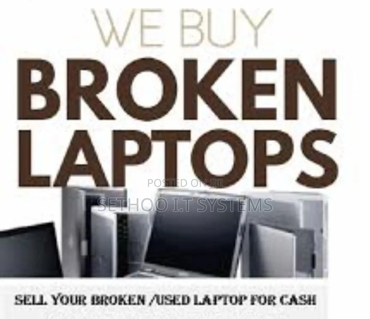 Faulty, Spoiled Laptops With Complete Parts Want