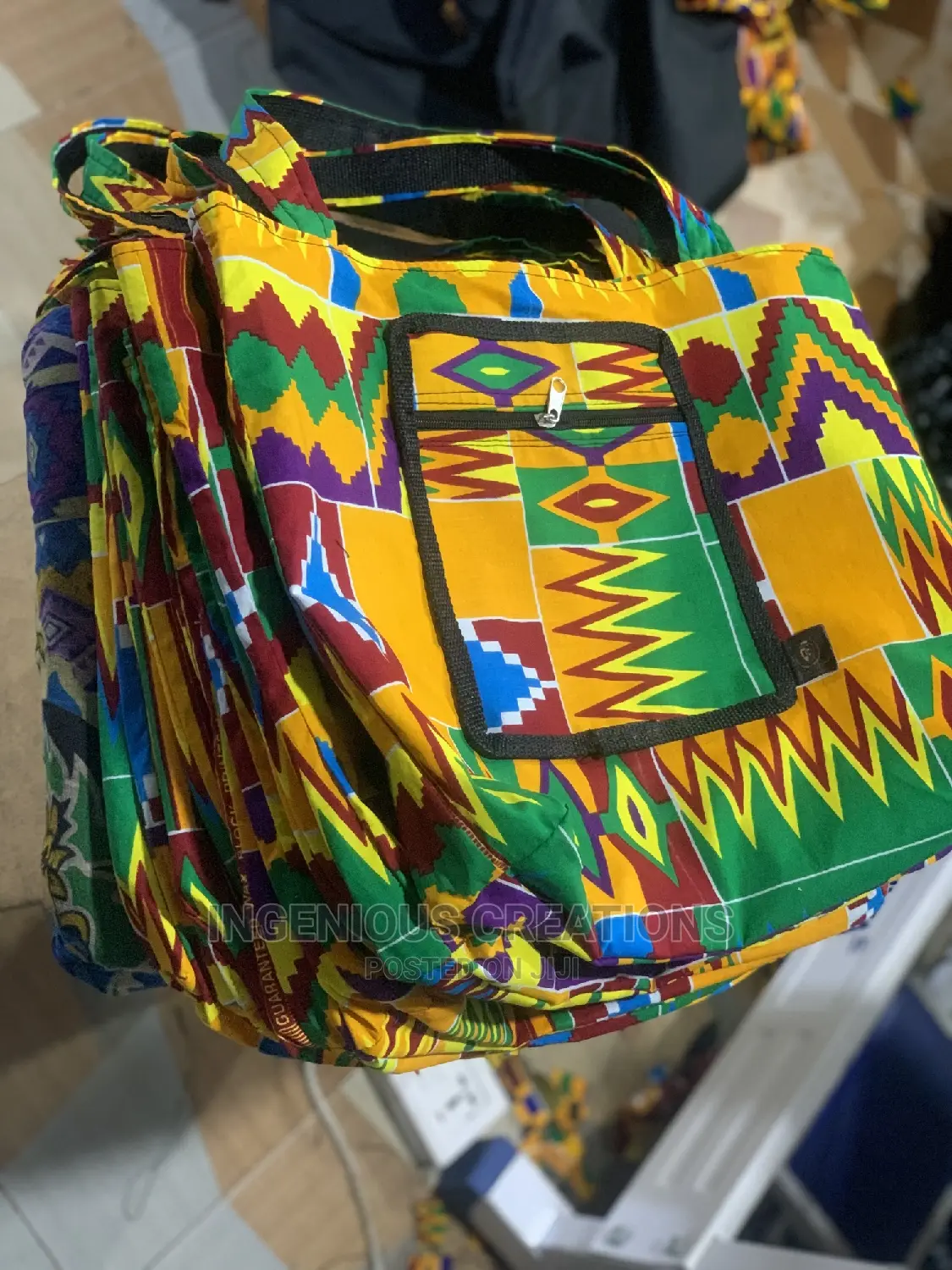Ankara Tote Bags