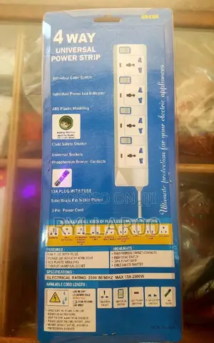 Marken Universal Power Strip Extension Socket