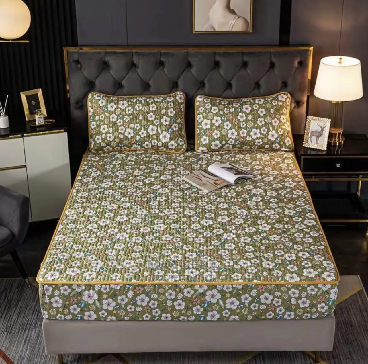 Mattress Cover With Pillow Cases (Double)