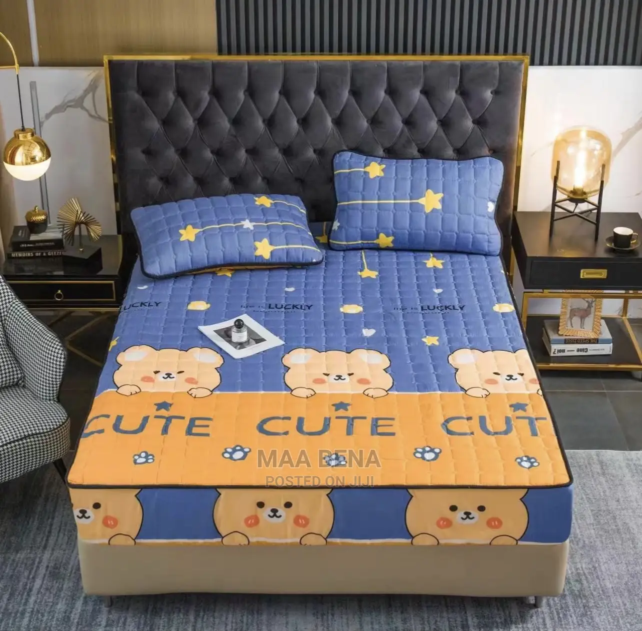 Mattress Cover With Pillow Cases (Double)