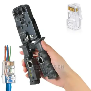 Crimping Tool With Cable Tester 2-In-1 Smart Solution