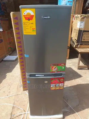 Neon Double Door Fridge 140 Litres Bottom Freezer