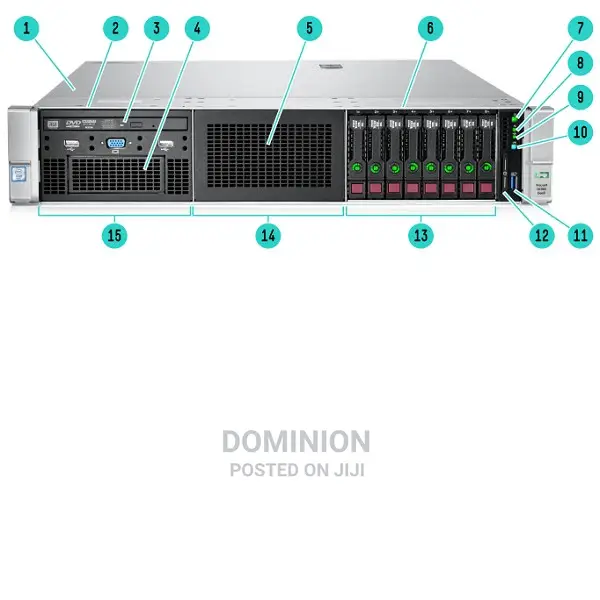 Server HP ProLiant DL380 Gen9 64GB Intel Xeon HDD 2T