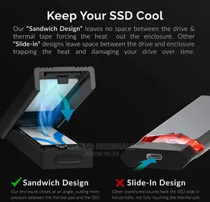 Sabrent M.2 Nvme Ssd Enclosure Single Double Cut Usb 3.2