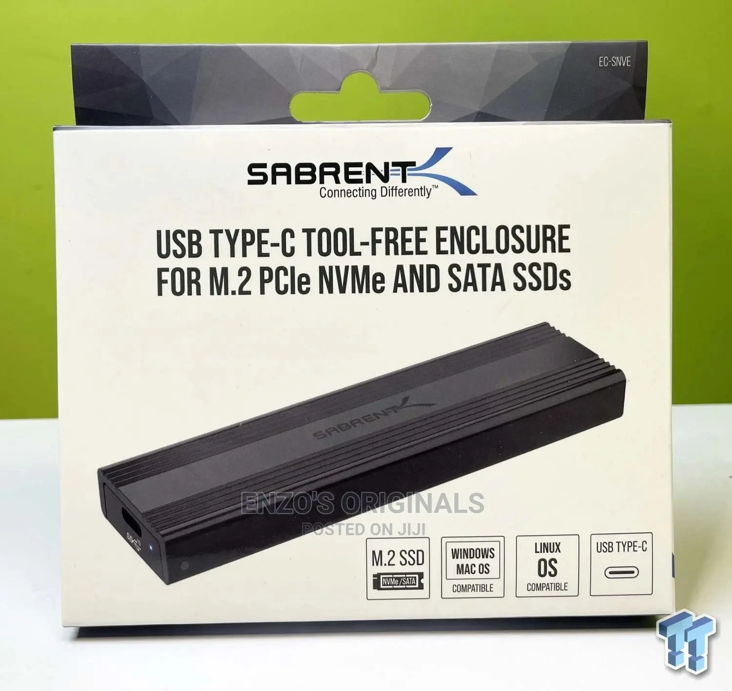 Sabrent M.2 Nvme Ssd Enclosure Single Double Cut Usb 3.2