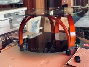 Tempered Glass Round Center Table