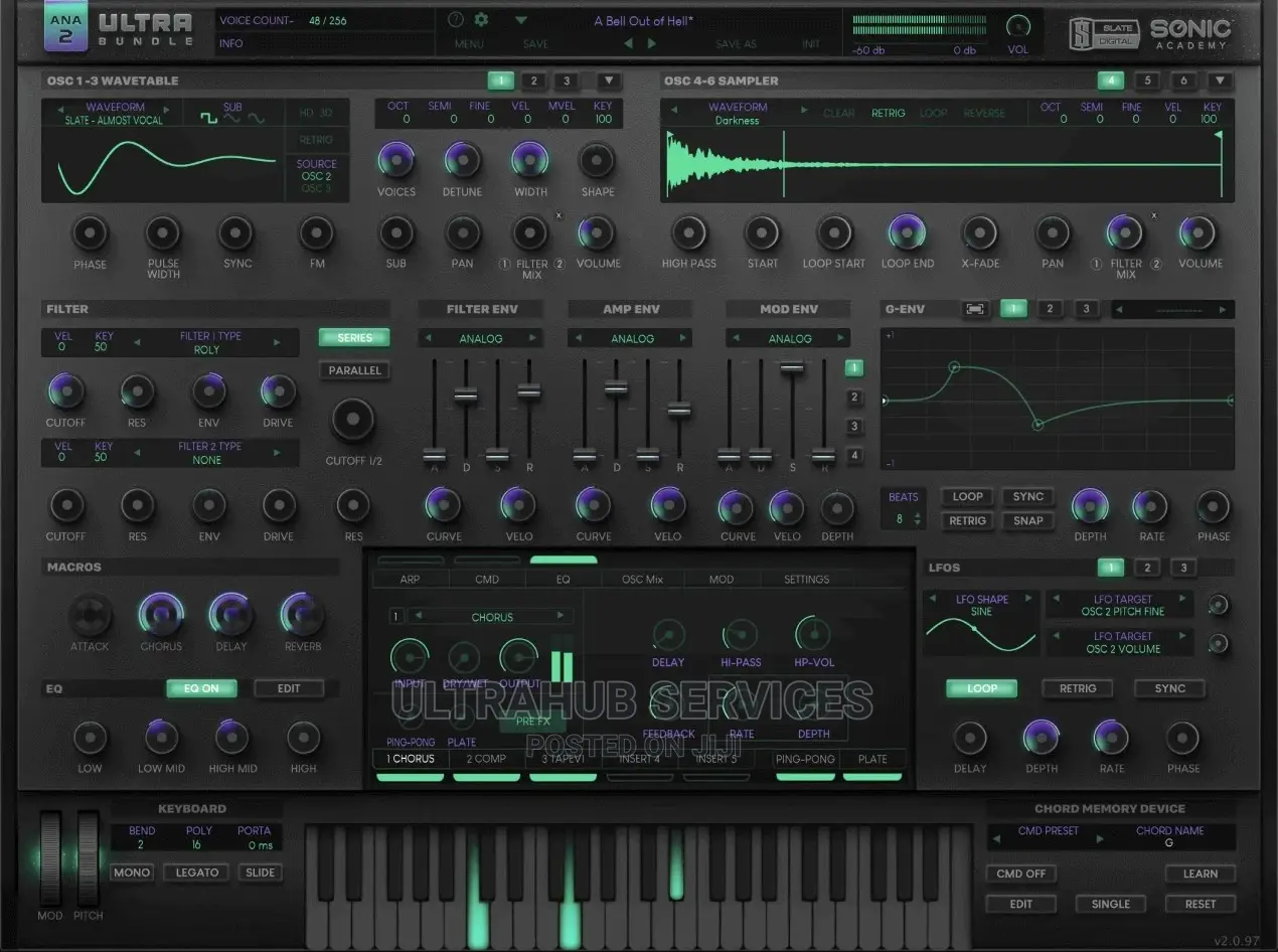 Slate Digital ANA
A Virtual Analog and Sample-Based Synth