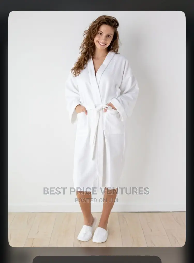 Pure White Bathrobe/Morning Coat (100%Cotton in Accra Metropolitan ...