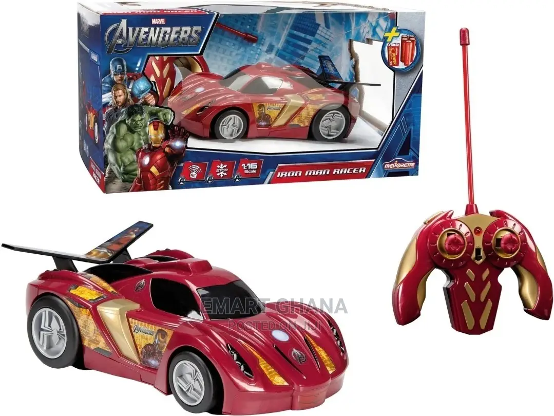 Majorette RC Avengers Iron Man Racer (Army Color)