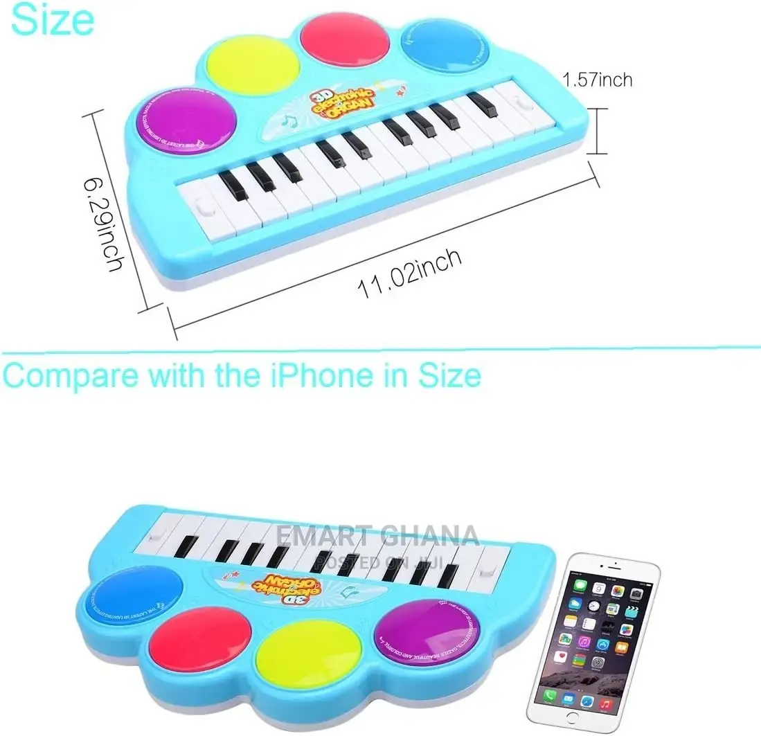 Baby Keyboard Piano Music Toy Piano With Flash Light