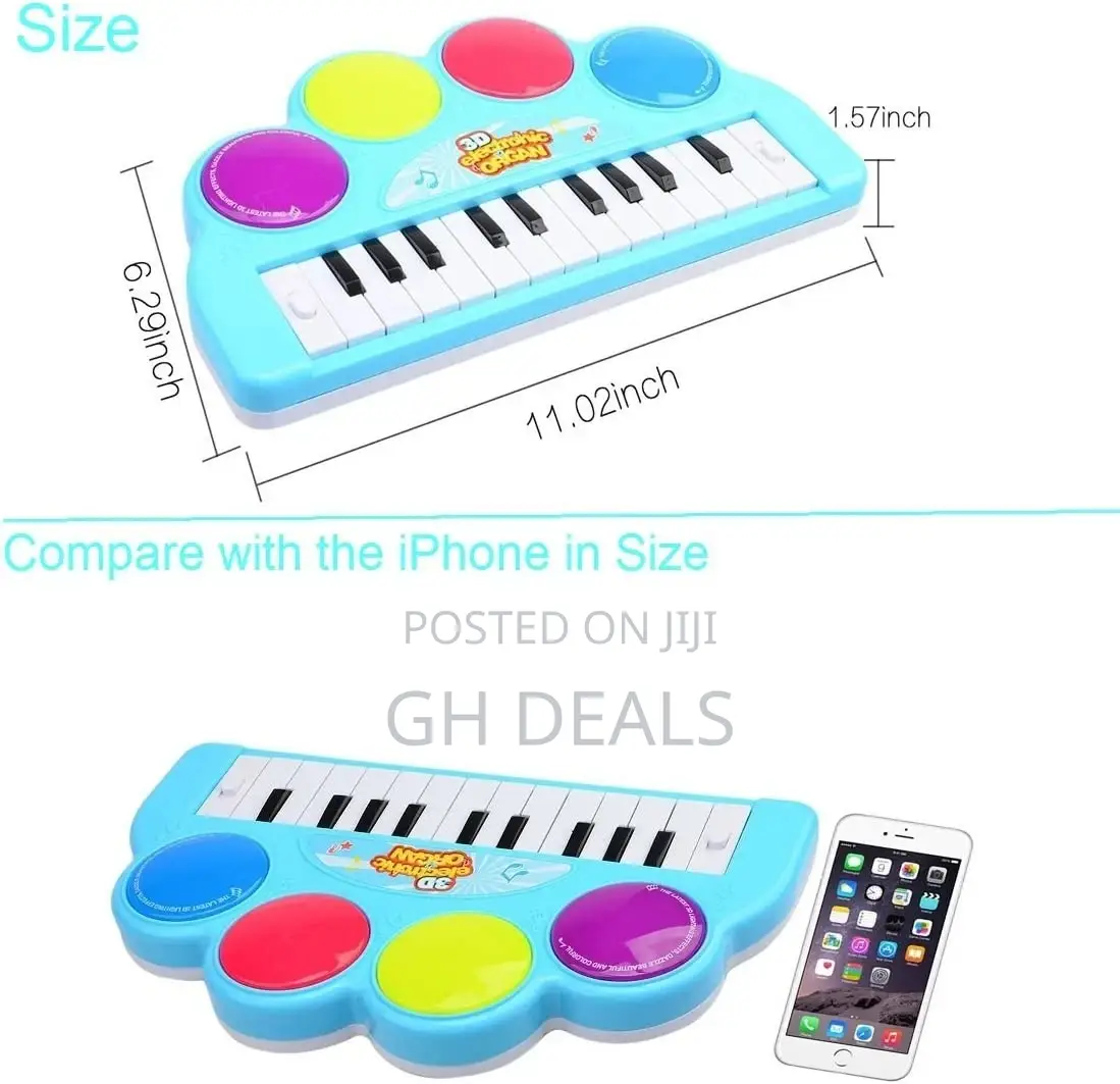Baby Keyboard Piano Music Toy Piano With Flash Light