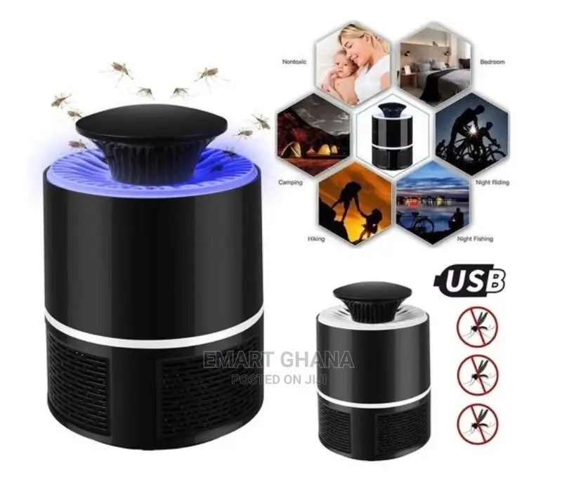 Electric White and Black Nova Mosquito Killer Lamp
