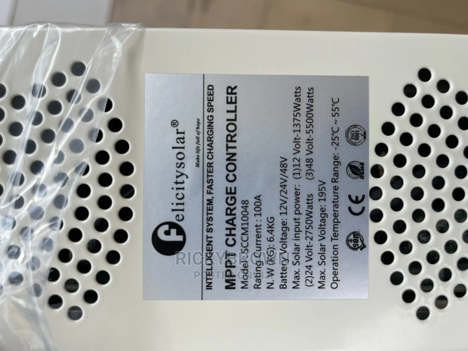 12/24/48v 100A Felicity MPPT Charge Controller