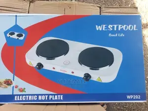Westpool 2 Burner Electric Hot Plate WP202