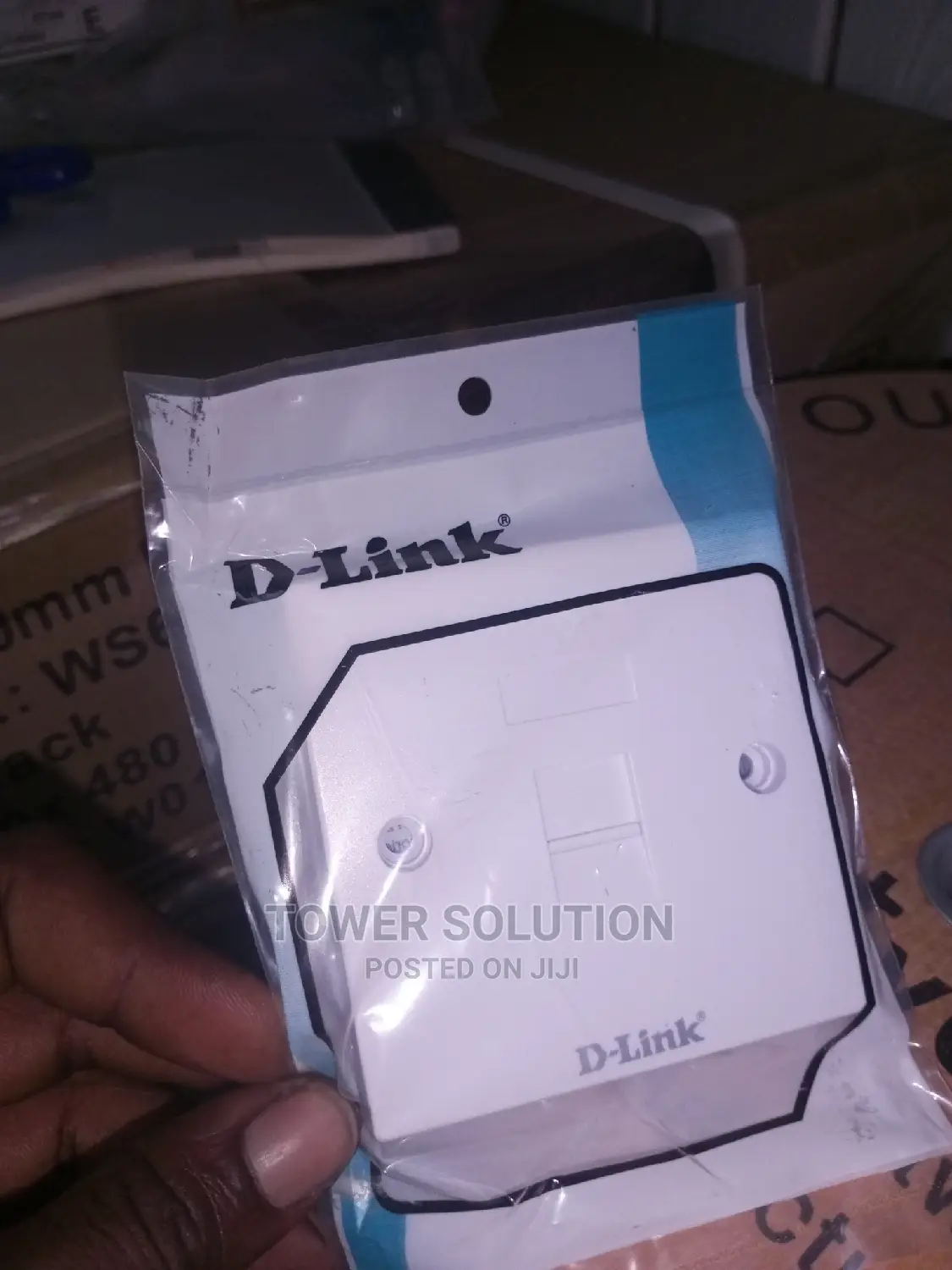 Faceplate Single With Keystone D-link