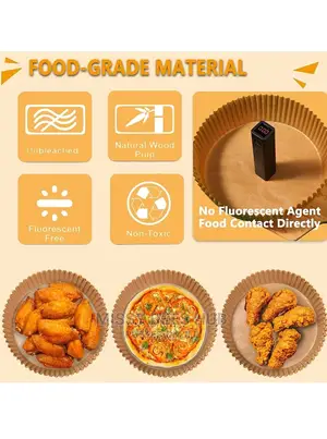 Air Fryer Grease-Proof Paper Liner - 50pcs