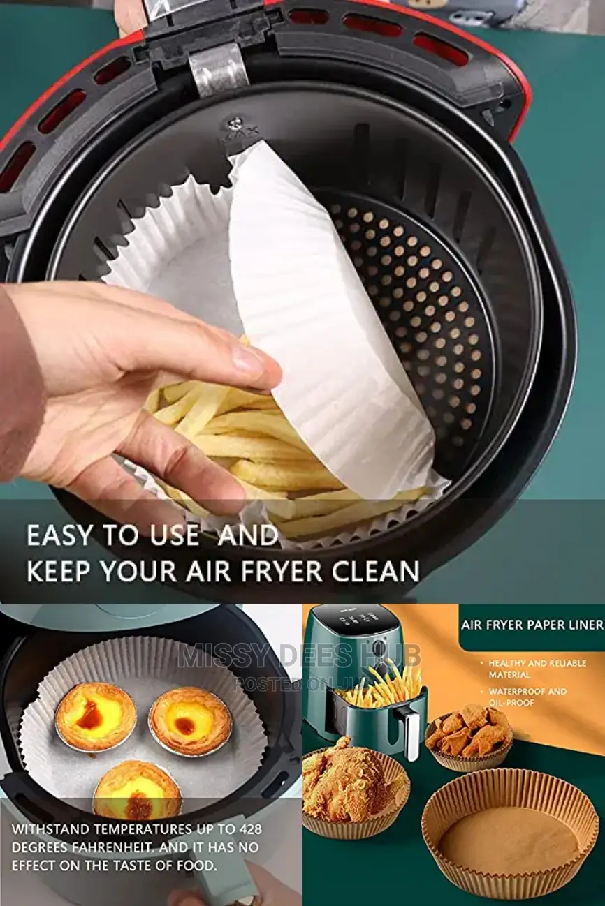 Air Fryer Grease-Proof Paper Liner - 50pcs